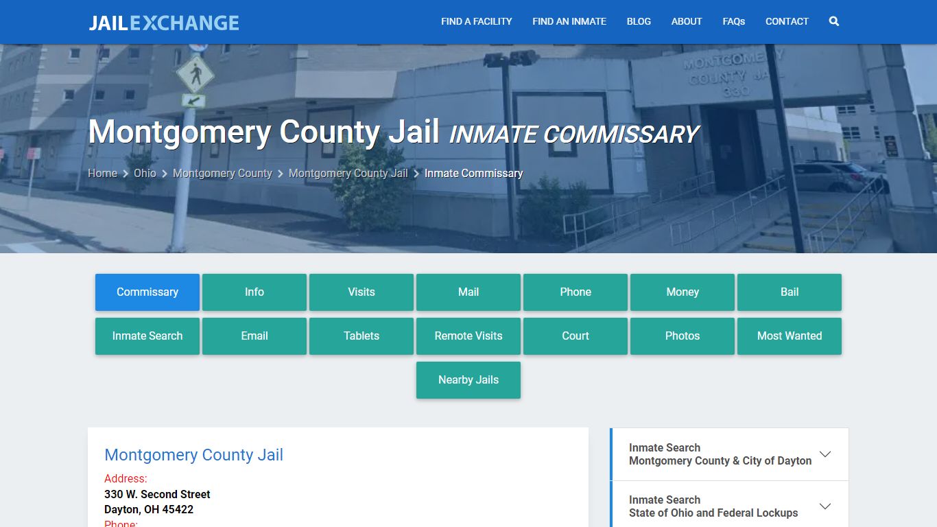 Inmate Commissary, Care Packs - Montgomery County Jail, OH - Jail Exchange